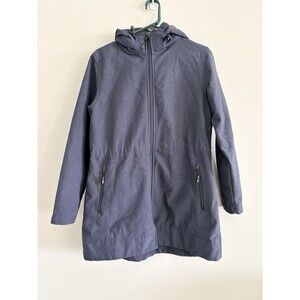 Outdoor Ventures Women’s Grey Waterproof Parka Jacket Removable Hood Medium